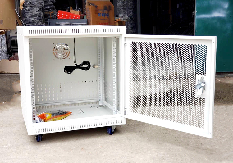 tủ rack 10u d500 màu trắng unirack tủ rack 10u d500 màu trắng unirack